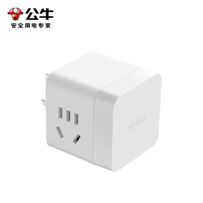 公牛无线小魔方插座 2个五孔位 M102W