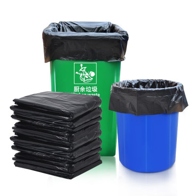 匹牧商用垃圾袋工业垃圾袋120*140cm平口式黑色50只装 单位:件