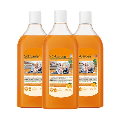 蔬果园- 橘彩星光多效地板清洁剂 -500ml*3