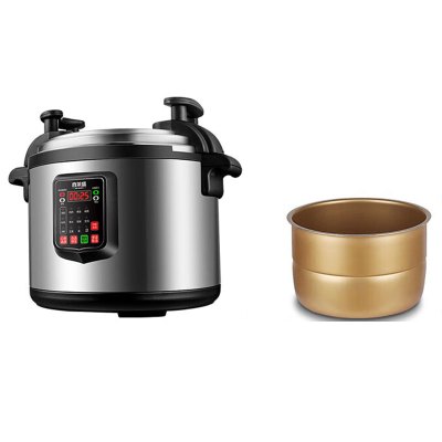 喜莱盛 电压力锅 XLS-G17 电压力锅 17L 微电脑控制 灰色 0402004676&&