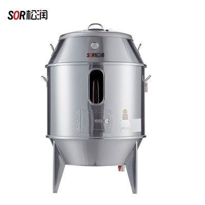 SOR松润 烤鸭炉 餐馆学校夜宵店用SOR-J130 三层加厚木炭烤鸭炉80型视窗款