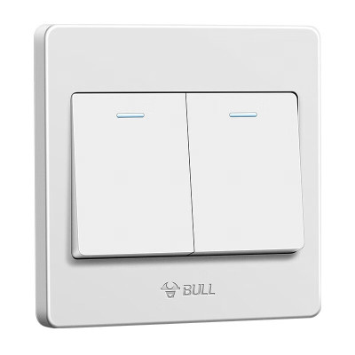 公牛(BULL)开关插座G07K211C 二开单控开关 暗装