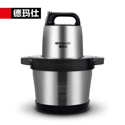德玛仕 JR-06 商用绞肉机 大容量电动不锈钢搅拌机单位碎肉机304不锈钢