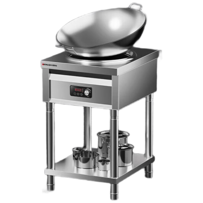 德玛仕 IH-TC-8000NA 商用电磁炉 8000W立式大功率凹面电磁炉猛火爆炒电磁灶