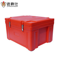 忠将仕 温箱冷藏箱配餐保温箱给养单元米饭食堂配送箱(大)红色 ZJS-JB-M60HS