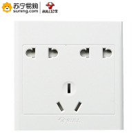 公牛(bull) 墙开 G09Z323 明装七孔 86型白