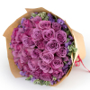 春舞枝 33朵紫玫瑰花束全国同城送花北京上海杭州生日礼物鲜花速递