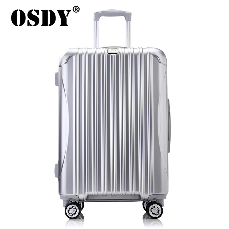 OSDY拉杆箱万向轮镜面旅行箱学生行李箱24男女登机箱20皮箱26寸托运箱密码箱子