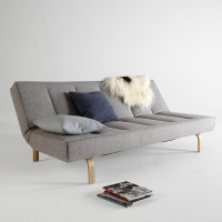 丹麦依诺维绅 弯曲原木腿功能性沙发床 客厅沙发 北欧简约 书房沙发 奥丁