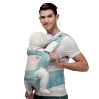 抱抱熊腰凳背带夏季透气多功能婴儿背带前抱式儿童背带宝宝腰凳单 承重20KG