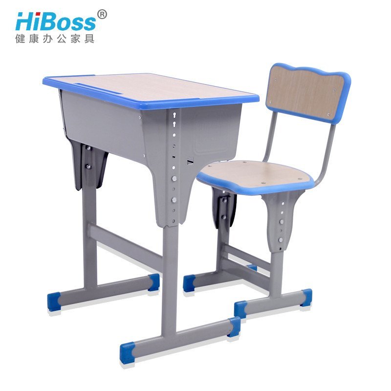 【HiBoss】厂家直销批发课桌椅学校学生课桌椅培训桌椅