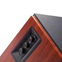 漫步者(EDIFIER)R1700BT 电脑音箱2.0木质低音炮无线蓝牙电视音响 木纹色