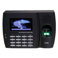 中控 U360 指纹考勤机 英文指纹机 打卡机 USB线 U盘下载 打卡钟 考勤设备网络