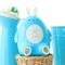 阿李罗火火兔婴幼儿童智能互动玩具P1拍拍鼓音乐益智早教机故事机 蓝色