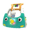 火火兔宝宝学步车手推车婴儿童音乐玩具6-18个月可调速助步车1岁 蓝色