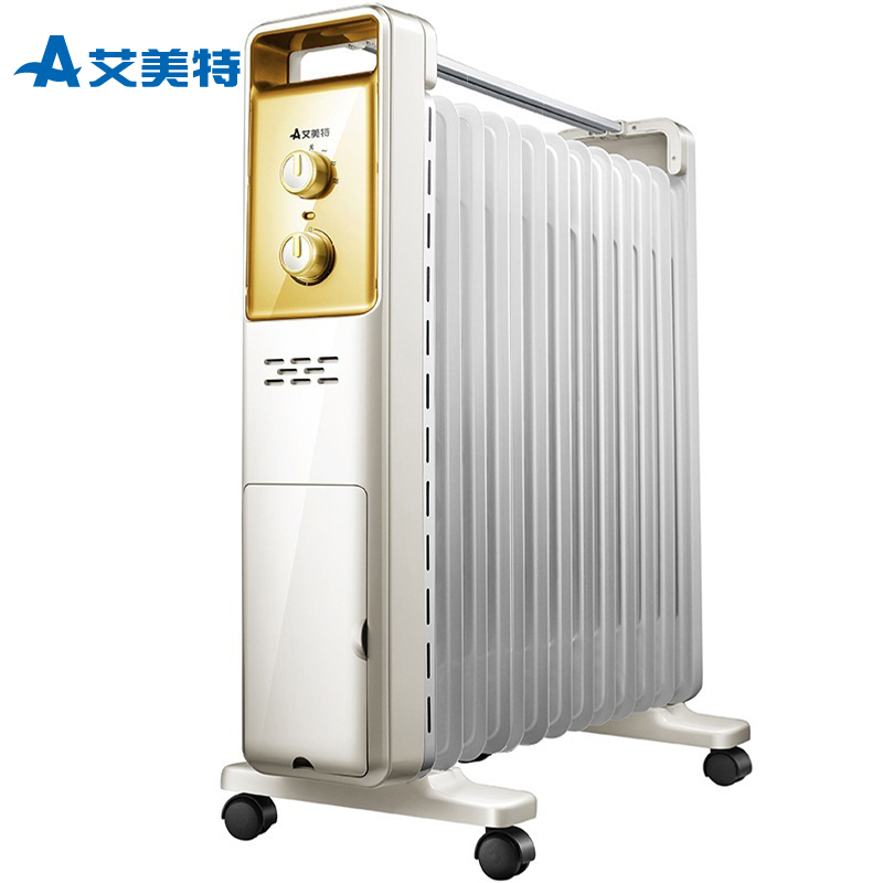 艾美特(Airmate)电热油汀HU1317-W 取暖器 电暖器 13片