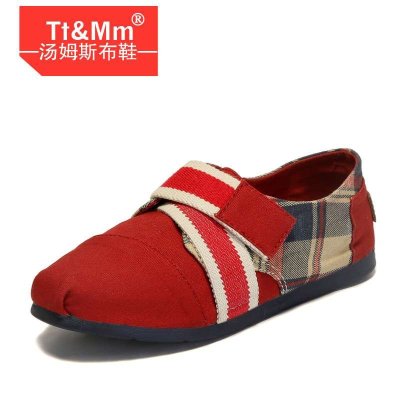 汤姆斯Tt&Mm 2013新款韩版潮流休闲鞋 舒适平底帆布鞋
