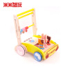 婴儿益智儿童玩具木制 宝宝手推学步车 幼儿可折叠手推车 六一儿童节礼物