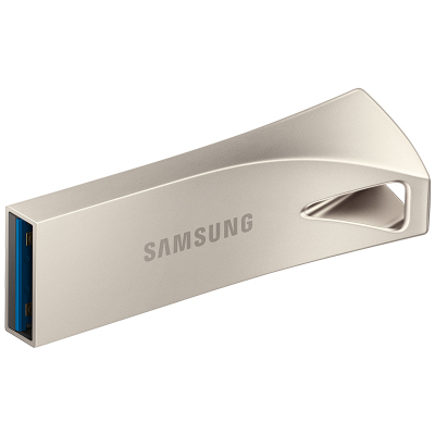三星(SAMSUNG)U盘128G 高速USB3.1 BAR Plus升级版+金属优盘128G 读速300M