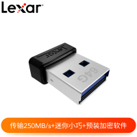 雷克沙(Lexar)U盘64G S47 高速USB3.1 迷你电脑车载U盘 读速250MB/s