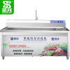 圣托(Shentop)1.8米果蔬清洗机 河鲜果蔬臭氧洗涤机 自动蔬菜水果涡流清洗机 DFA03