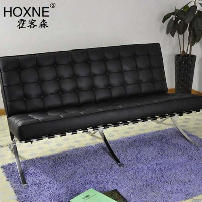霍客森(HOXNE) 巴塞罗那沙发 PU皮单人组合 皮质沙发 休闲沙发 简约客厅沙发 办公沙发