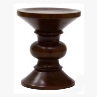 霍客森 Eames stool 伊姆斯茶几实木角几边几 经典木凳 胡桃木桌