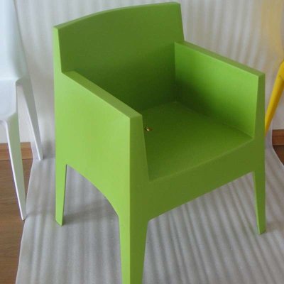 霍客森 意大利Driade Toy Chair扶手餐椅塑料椅 贵妃户外椅咖啡椅