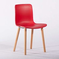 霍客森 Vitra塑木结合餐椅 欧式实木经典餐椅 简约时尚家庭用椅