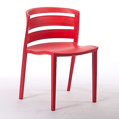 霍客森 段带椅镂空休闲椅 时尚餐椅 办公椅户外椅 塑料椅展会椅