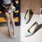 格瑞迪欧（girdio）2017新品女鞋中跟软面皮OL性感水钻装饰单鞋DL6-34