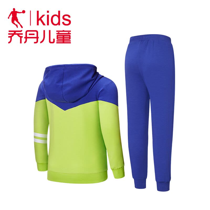 乔丹童装儿童运动套装男童新款小学生长袖休闲服2件套装XWW3572501图片