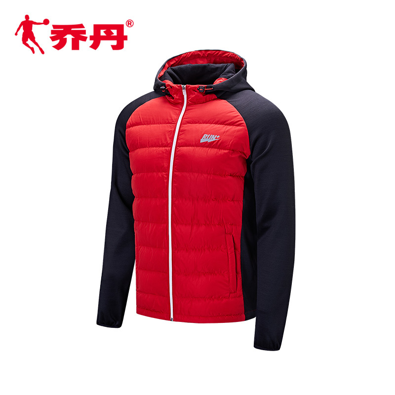 乔丹男装冬季梭织羽绒服跑步保暖运动外套上衣男款运动服xgm4373208