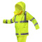 谋福 荧光黄户外交通执勤雨衣分体套装 成人男女骑行路政高速雨衣 HP01 L(170)