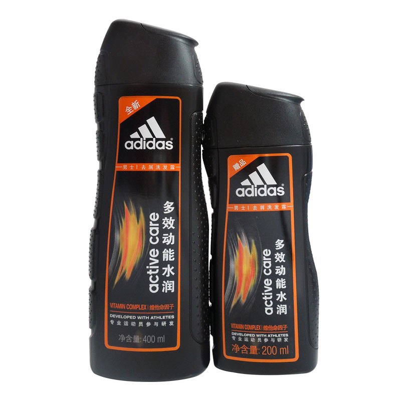 adidas阿迪达斯男士多效动能水润去屑洗发露400ml220ml