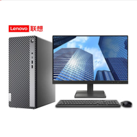 联想(Lenovo)天逸510A-14台式电脑19.5英寸显示器(12代i5-12400 8G 1TB 集显 W11)官方标配
