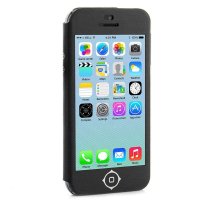 麦卡斯(mankis)iPhone5c保护套手机保护壳苹果5c皮套超薄手机壳 全屏触控大视窗支架款