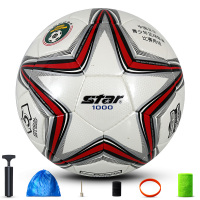 正品STAR足球世达足球5号足球大学生联赛用球超纤手缝PU足球SB375