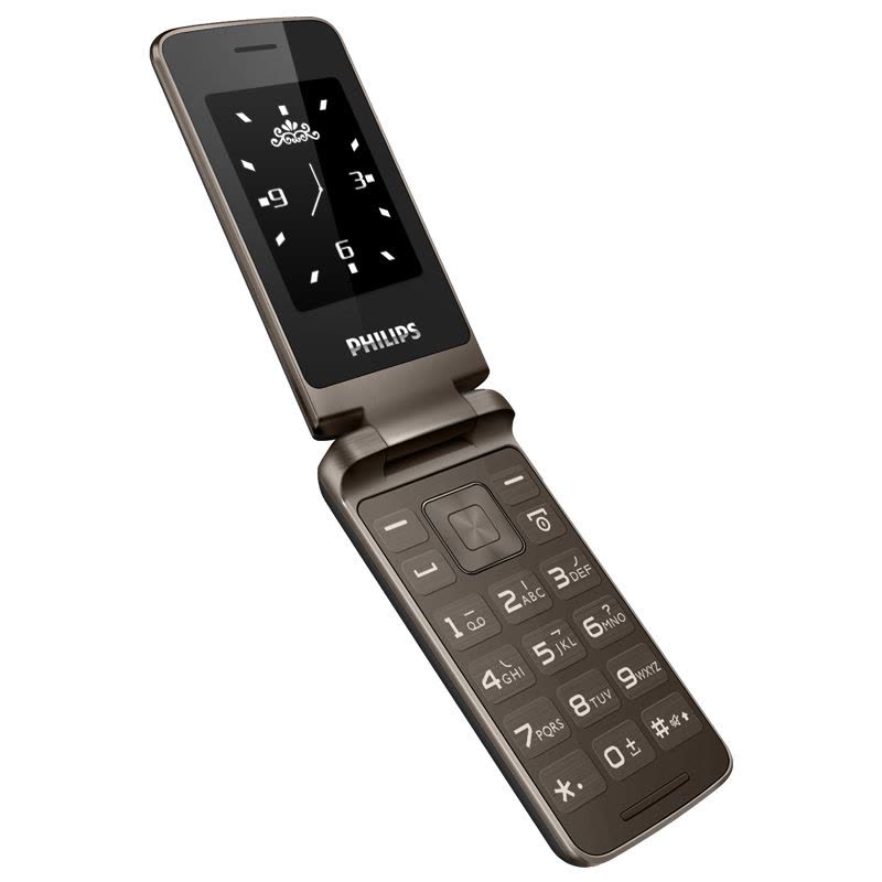 飞利浦(Philips) E135X 翻盖双屏移动联通老人手机双卡双待大字大声长待机备用机（陨石黑）图片