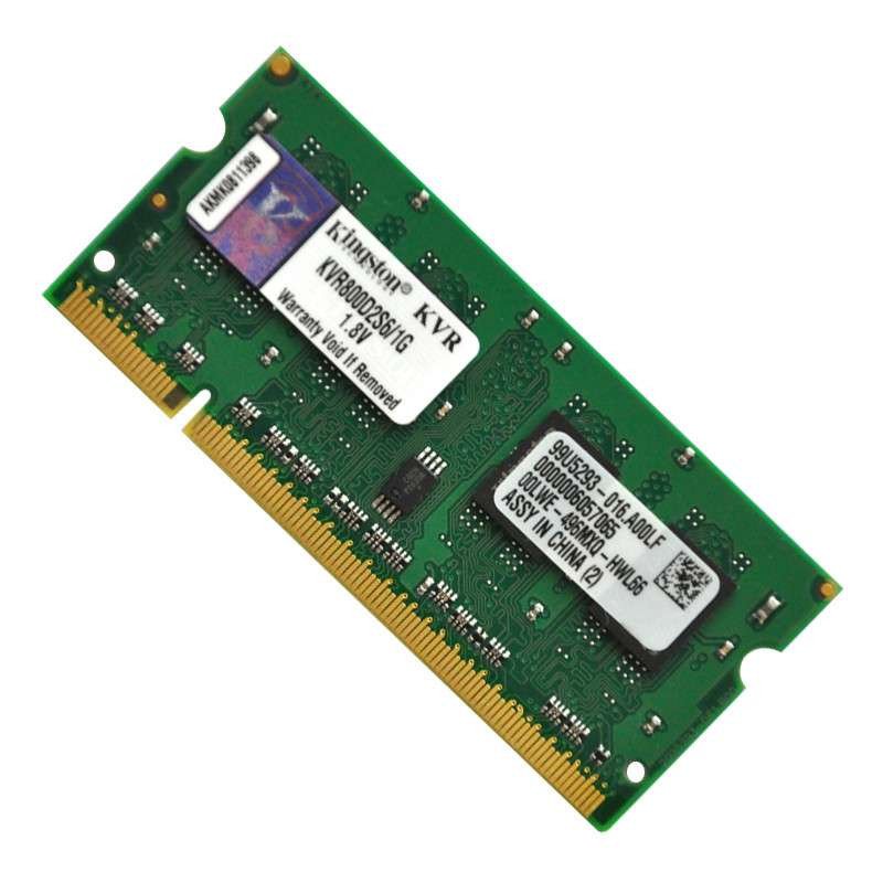 金士顿(Kingston) 2G DDR2 800 笔记本内存条 PC2-6400