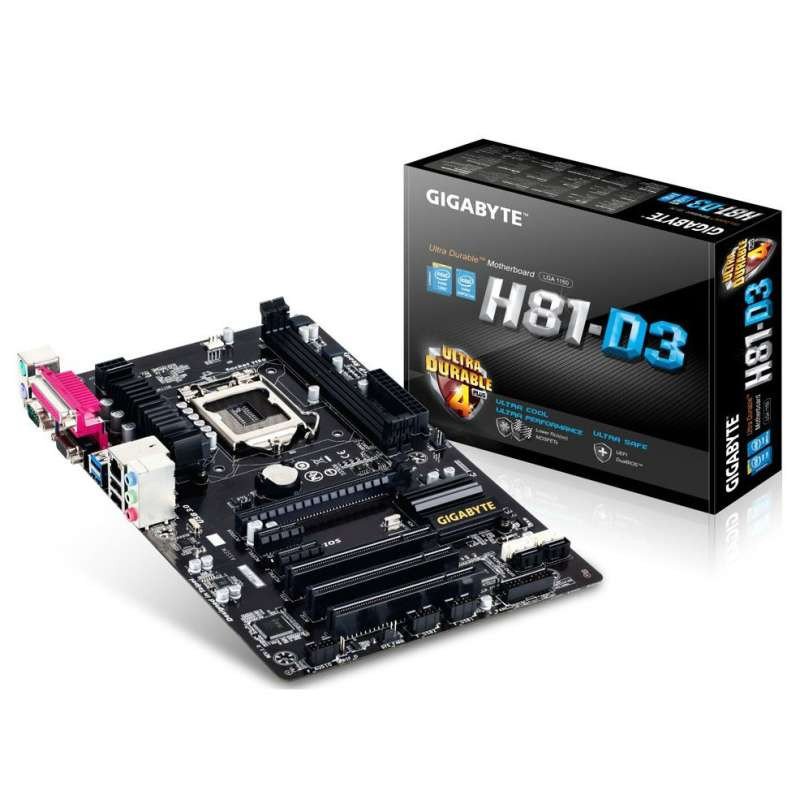 技嘉（GIGABYTE） H81-D3主板 (Intel H81/LGA 1150)