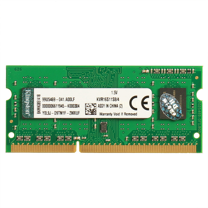 金士顿(Kingston) 4G DDR3 1600 笔记本内存条1.5V 标准电压