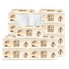 清风抽纸原木纯品纸巾家庭装婴儿面巾餐巾纸3层130抽12包整箱包邮