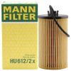 曼牌(MANNFILTER)机油滤清器HU612/2x适用于(科鲁兹/英朗/新君威/爱唯欧/新景程/迈锐宝/昂科拉纸芯)