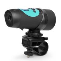 宝德龙PaulOne 户外便携式骑行摄像机 运动防水录像机 720P高清录影QX720P 蓝色