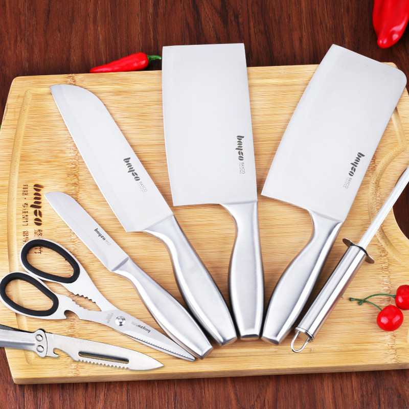 拜格不锈钢家用厨房刀具套装十一件套菜刀套装 BD2270