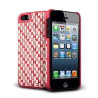 果立方(casecube)雅织适用于iPhone5/5S手机保护套手机壳 苹果5/5s保护壳外壳 能量红