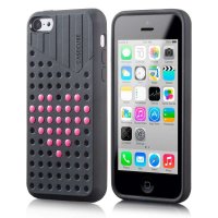 果立方(casecube)炫动系列 适用iPhone5c 硅胶手机保护套苹果5c 手机壳 森林灰