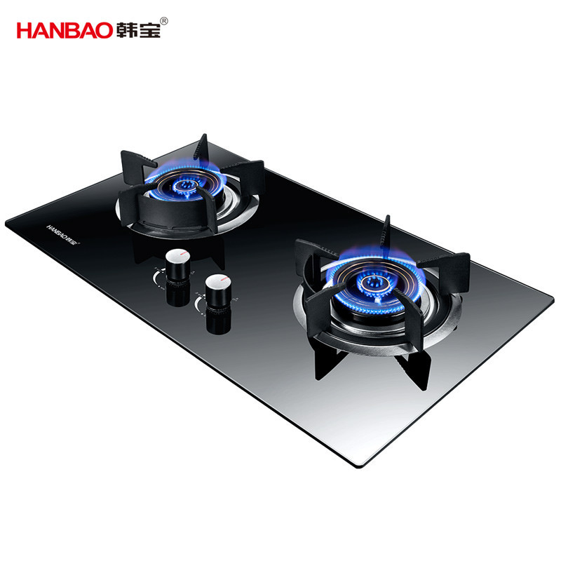 韩宝(HANBAO)台嵌两用燃气灶天然气 煤气灶液化气 双灶 灶具DSB07