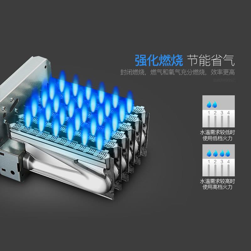 韩宝(HANBAO)8升强排式煤气热水器 全铜水箱 燃气热水器JSQ16-DSY03图片